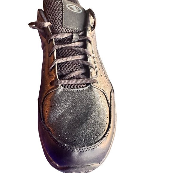 Athletic Work Size 12 Mens Black Athletic Work Shoes Sturdy Non-Slip Durable - Picture 6 of 12